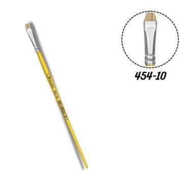 Imagem de Pincel Condor 454-10 Chato Curto Lixado Pelo Natural