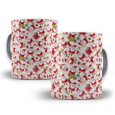 Imagem de Caneca Natal Papai Noel Porcelana Personalizada Modelo 2 - Tio da Cane