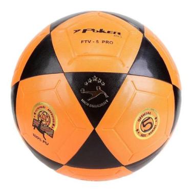 Imagem de Bola de Futevôlei Poker Rio - Laranja, Lac, Pt