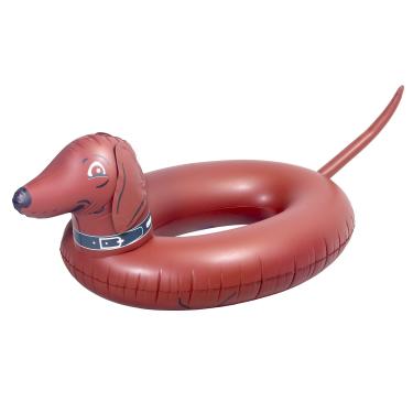 Imagem de GoFloats Tubo inflável para festa de cachorro Wiener, boia com estilo (para adultos e crianças)