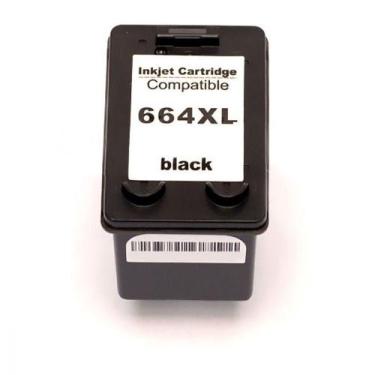 Imagem de Cartucho compativel c/hp 664xl preto - Jet Tech