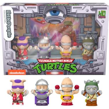 Imagem de Little People Collector Teenage Mutant Ninja Turtles: Villains Special Edition Figure Set for Adults & Fans in Display Gift Box
