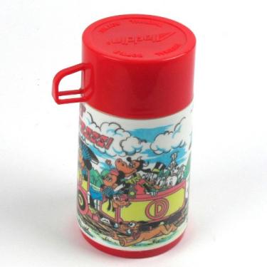 Imagem de Vintage 1979 Disney Express Metal Aladdin Lunch BOX & Thermos