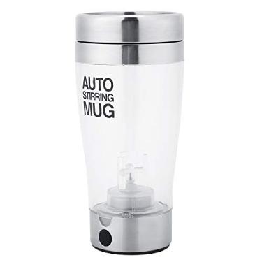 Imagem de Copo de café Automático da Caneca Elétrica de Aço Inoxidável de 400ml para K, Caneca Elétrica da Agitação do café Com Misturador Incorporado