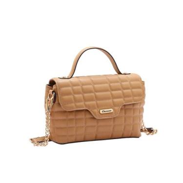 Imagem de Bolsa Feminina Chenson Original Clássico Matelassê Mão 3484866 Bege