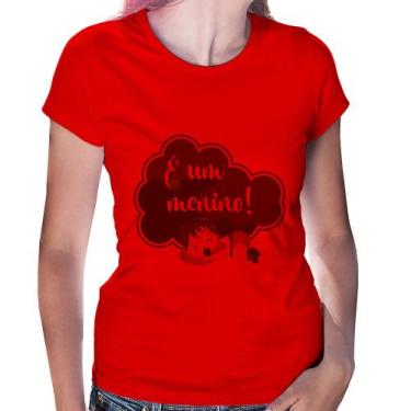Imagem de Baby Look É um menino - Foca na Moda, Vermelho, P