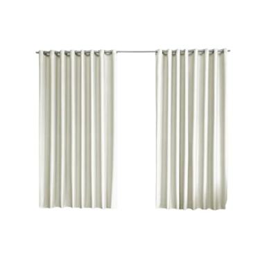 Imagem de Cortina Blackout 2,80m x 2,50m Proteção Total Contra Luz UV e Privacidade Garantida (OffWhite)