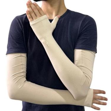 Imagem de Manguito Luva Dermatológica Com Proteção Solar Máxima Uv50+ - Ellepsun