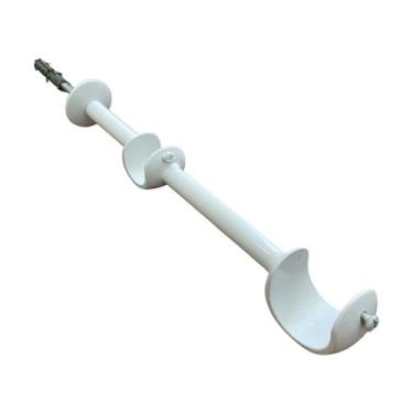 Imagem de  Suporte Alongado Duplo Para Varão Alumínio 28/19mm - ART DECORAR, BRA