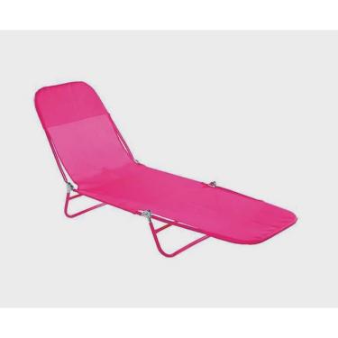 Imagem de Cadeira Espreguiçadeira Textilene Mor - Rosa Rosa