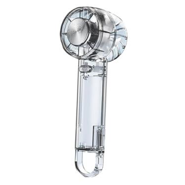 Imagem de Fenteer Ventilador de mão fã pessoal fã pessoal versátil versátil leve ventilador de resfriamento portátil portátil para limpeza de camada de ar cama de ar, Preto Claro