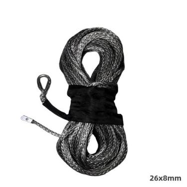 Imagem de Corda De Guincho Sintética De Emergência 13500lbs 26m X 8mm 12 Fios Pa