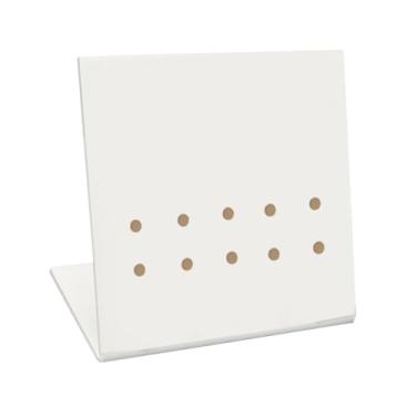 Imagem de predolo Tweezers Stand Falesyelashes Tweezers titular para enxertar acessórios de extensão de cílios, Branco