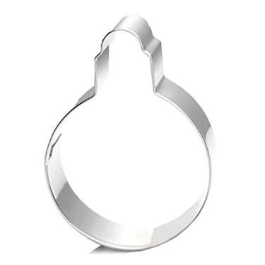 Imagem de ZDYWY Cortador de biscoito redondo em forma de mina de sino para o Natal