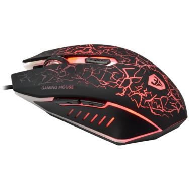 Imagem de Mouse Gaming Satellite King Fight A-gm03 Usb Ate 4.800 Dpi Com Backlight Rgb - Preto