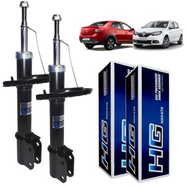 Imagem de Par Amortecedor Dianteiro Renault Logan E Sandero 2007/2013