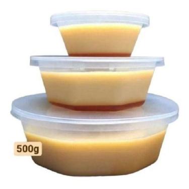 Imagem de Forma De Pudim Plástico Grande C/ Tampa 500ml - 12 Unidades - PLASTILA