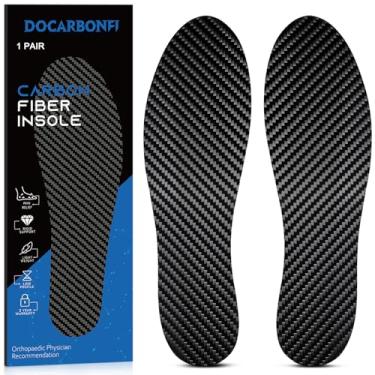 Imagem de Palmilha de fibra de carbono, 1 par, inserção rígida de sapato para artrite, grama, limite de hálux, hálux rígido, fraturas do pé, inserções de neuroma de Mortons, alternativa ao sapato pós-operatório