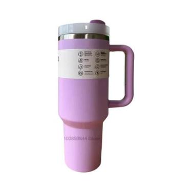 Imagem de Garrafa Térmica De Aço Inoxidável De Grande Capacidade (1,18L) Com Tam
