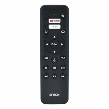 Imagem de NTQinParts Controle remoto de substituição para projetor inteligente Epson Home Cinema 2350 4K PRO-UHD V11HA73020