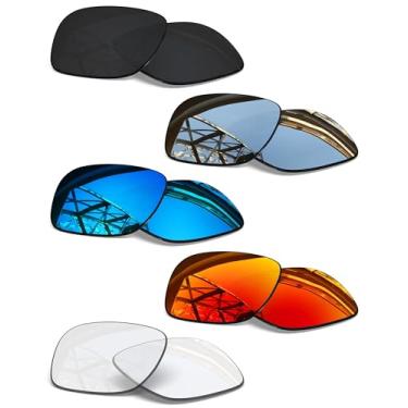 Imagem de SmartVLT Conjunto de 5 lentes masculinas de substituição para óculos de sol Oakley Holbrook OO9102 Pacote combo S01