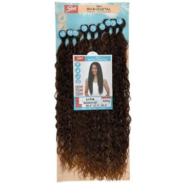 Imagem de Cabelo Cacheado Oganico De Bio Fibra Sleek - Lita 320g Cor:hl433-613+1427