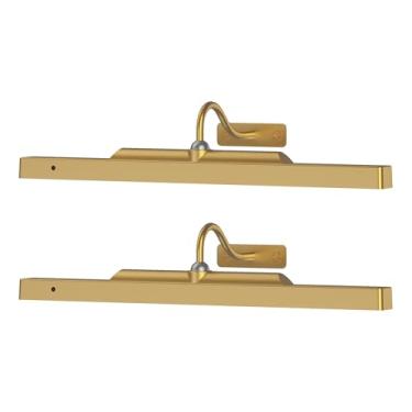 Imagem de Craftersmark Luz De Imagem Sem Fio Operada Por Bateria, Luz De Imagem De 16 Pol. Para Parede, Pacote Com 2 Baterias Recarregáveis De 5000 Mah, Arandela Para Fotos De Parede, Obras De Arte De Galeria