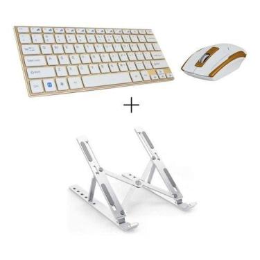 Imagem de Teclado E Mouse S Fio + Suporte P/ Notebook Ultra Ub520 I5 - Skin Zabo