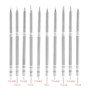 Imagem de Kit de substituição de pontas de ferro de solda da série T12 para trabalhos de solda FX-951 (pacote com 10)