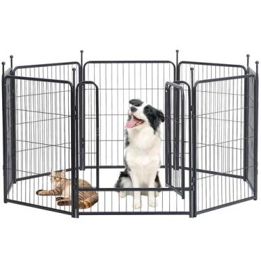 Imagem de Cercadinho para cães GDKASRNY Heavy Duty 81/101/114 cm de altura prate