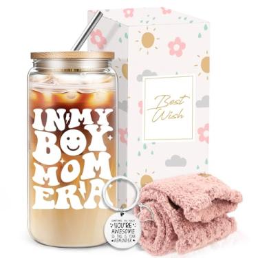 Imagem de wangxitumug Presentes para meninos e mães, presentes de aniversário e Natal para menino, mamãe grávida, mamãe futura mamãe - copo de vidro feminino de 473 ml