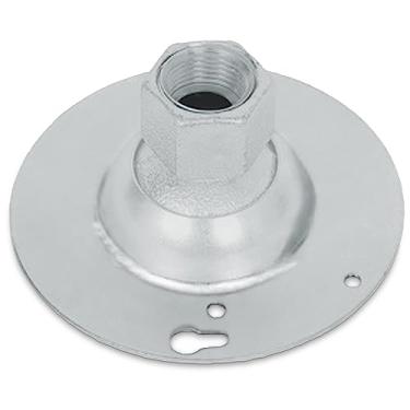 Imagem de OhLectric Pingente giratório para conduíte de 3/10.2 cm - Suporte giratório para teto inclinado - Cabide redondo maleável - Reconhecido pela UL - Suporta luminárias, câmeras de segurança e placas de