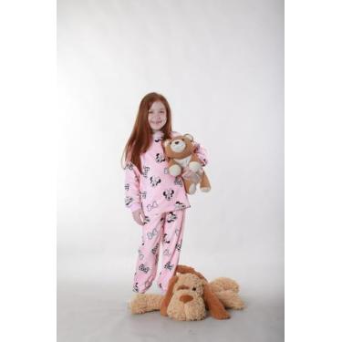 Imagem de Pijama Infantil Fleece - Minnie Rosa Dunabella - dunabella clothing, 0