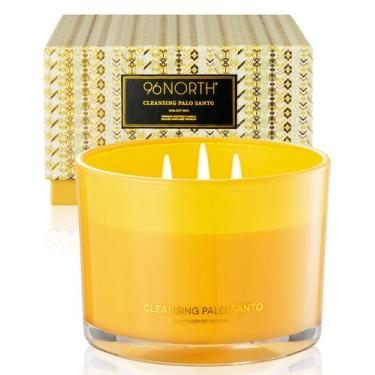 Imagem de Vela 96NORTH Luxury Palo Santo 3 Wick Jar 50h de tempo de queima