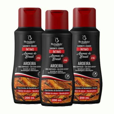 Imagem de Kit 3 UNDs Sabonete Íntimo Líquido AROEIRA Bio Instinto 600 ml  pH Equ