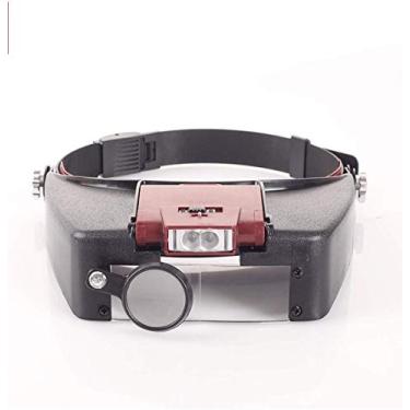 Imagem de Lupas, lupa iluminada 40 com 2 LEDs para avaliação de joias Lupa de 20 mm