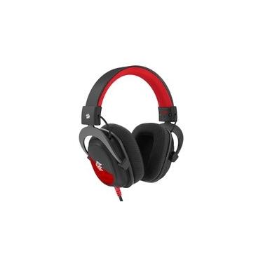Imagem de Headset Gamer Redragon Flamengo Vulture, Drivers de 53mm, Conexão P3, Multiplataforma, Preto e Vermelho - FL530