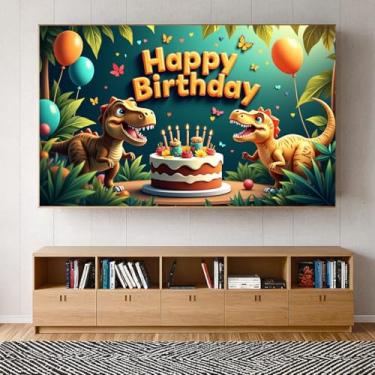 Imagem de Artigos decorativos para festas Banner de aniversário não tóxico Happy For Family Gathering 's Event