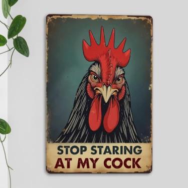 Imagem de Placas de metal vintage de galinha, presentes de galinha, placas de galinha para quintal, quintal, decoração de galinheiro, placas de fazenda para casa, cozinha, decoração ao ar livre, placa de parede