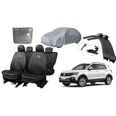 Imagem de Capa de couro +Capa de cobrir + Limpador de para - brisa -VW T cross 19-23