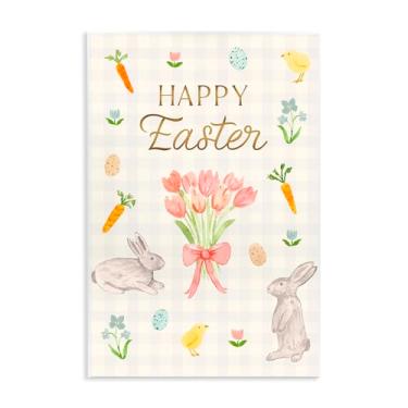 Imagem de Stupell Industries Happy Easter Soft Spring Compilation Wall Plaque Art, design por Juliet Meeks, 19 x 13