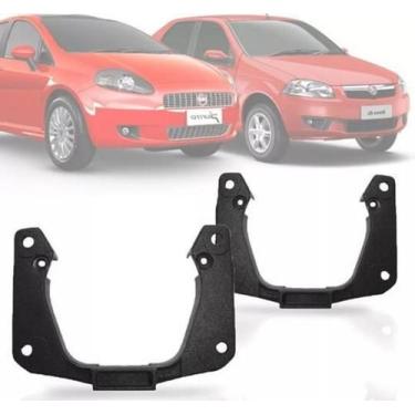Imagem de Par Suporte Ferradura Farol Milha Fiat Palio Punto - Mutkit
