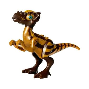 Imagem de Blocos De Montar De Dinossauros Jurássicos: Velociraptor, Triceratops,