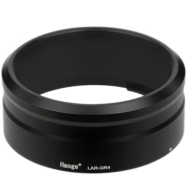 Imagem de Haoge Anel adaptador de filtro UV LAR-GR4 49 mm para lente de câmera compacta digital RICOH GR IV gr4 para lente de conversão ampla GT-2 GW4 substitui GA-3
