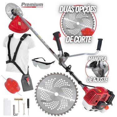 Imagem de Roçadeira Kawashima Kw3300l Gasolina 2t 33cc Com Acessórios