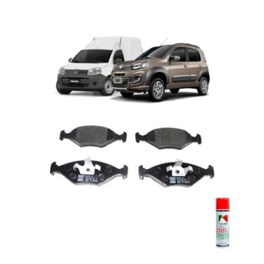 Imagem de Kit Pastilha Freio Diant. Uno Way 1.0 2010 + KOUPE Anti Chio 250ml