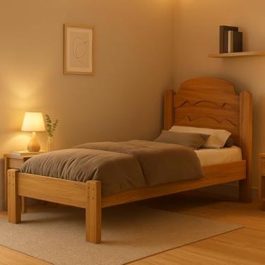 Imagem de Cama Tradicional Solteiro Reforçada Iris. (Nature)