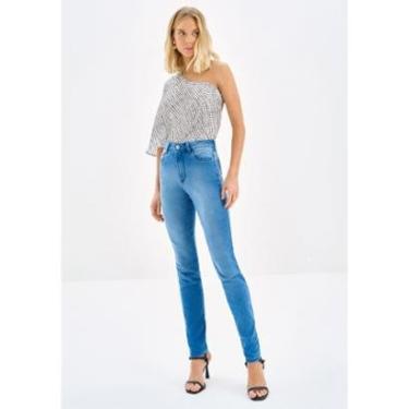 Imagem de Calça Jeans Mom Cintura Alta Comfort-Feminino