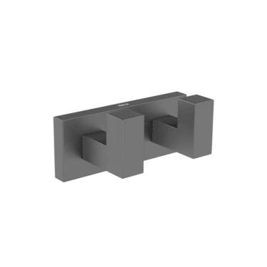 Imagem de Cabide Duplo Deca Quadratta 2062.BL83.MT Black Matte
