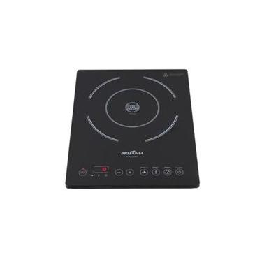 Imagem de Cooktop de  Indução Britânia 1 Boca Vidro Cerâmico Preto BCT01P - 127 Volts 110